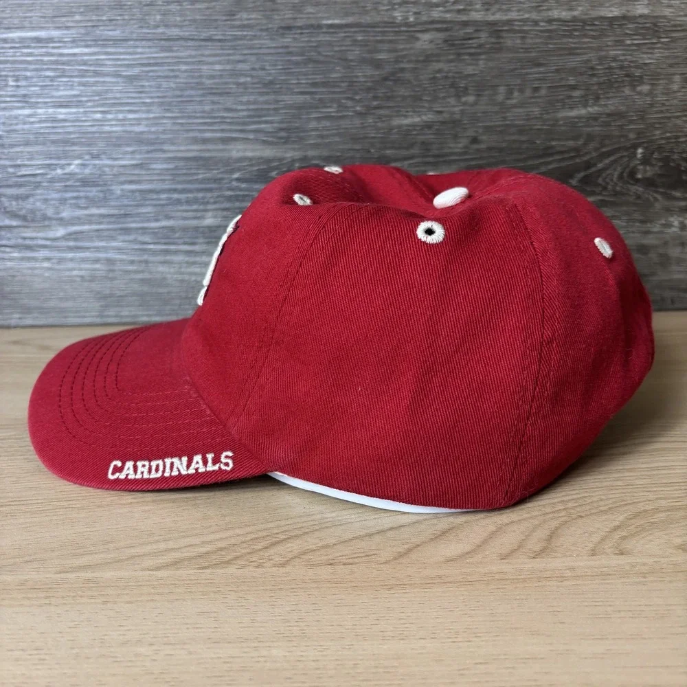 St. Louis Cardinals Hat Cap Strap Back Red White MLB Baseball Mens Fan Favorite